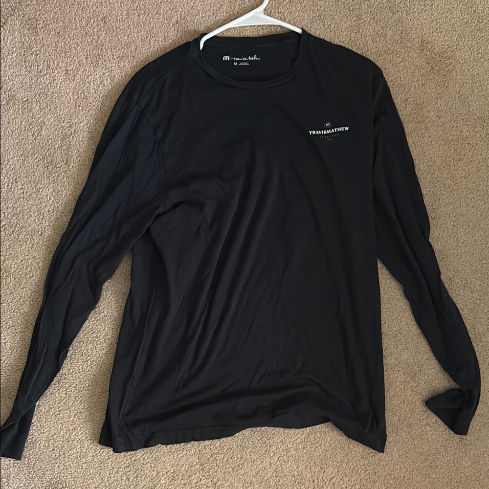 Travis Mathew Black Long Sleeve Tee